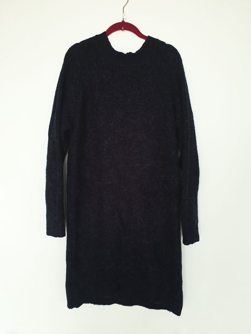 Robe pull bleu marine