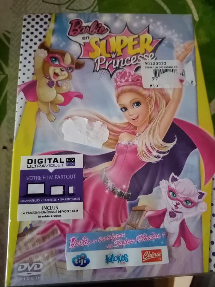 DVD BARBIE SUPER PRINCESSE NEUF