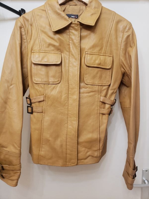 Veste en cuir femme
