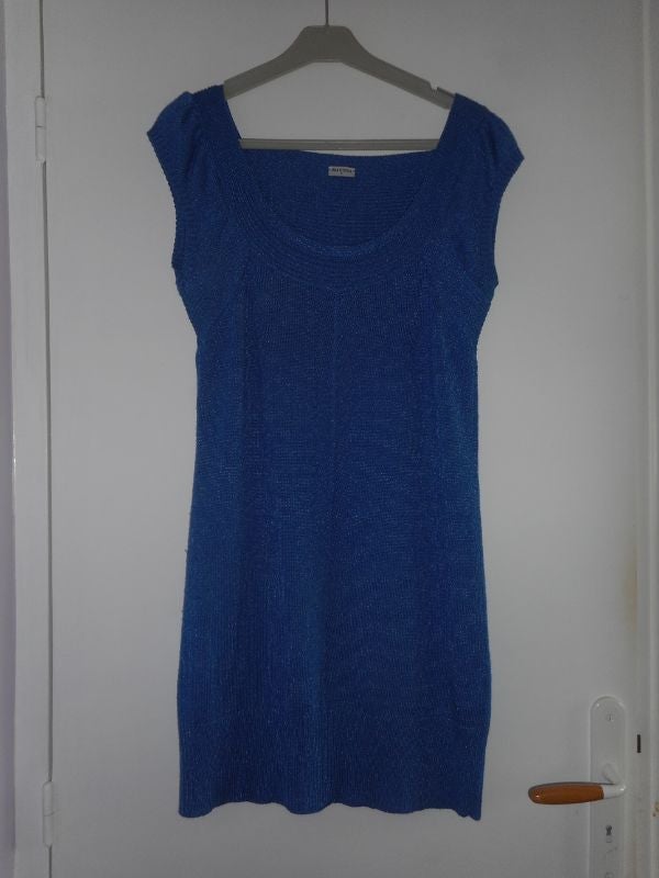Robe Pull Bleue Ana Sousa Taille S