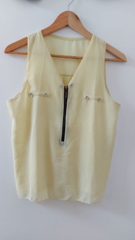 Débardeur jaune