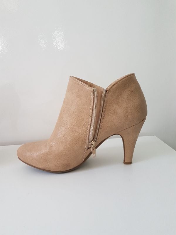 Boots couleur camel