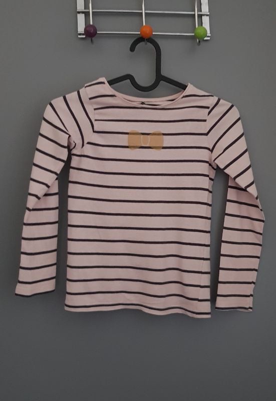 Tee-shirt rose et bleu T 8ans marque Z, bon état