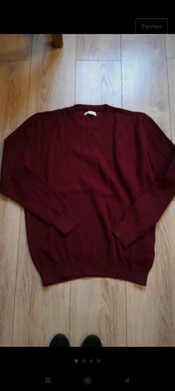 Pull prune 100% coton Celio  taille xxl