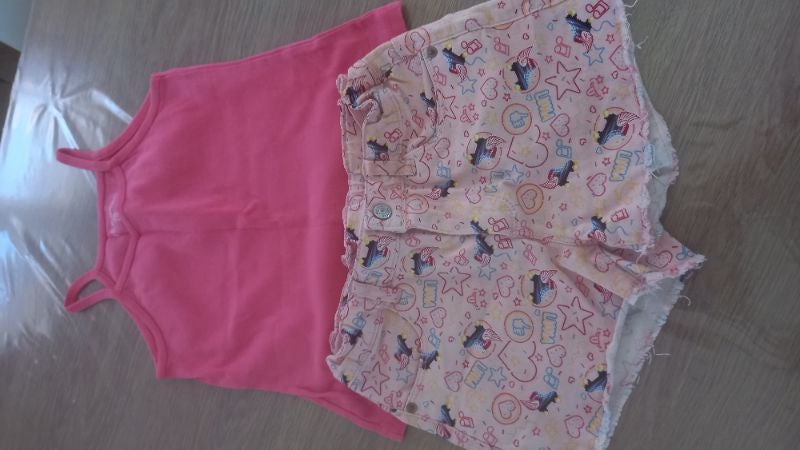 Short et débardeur