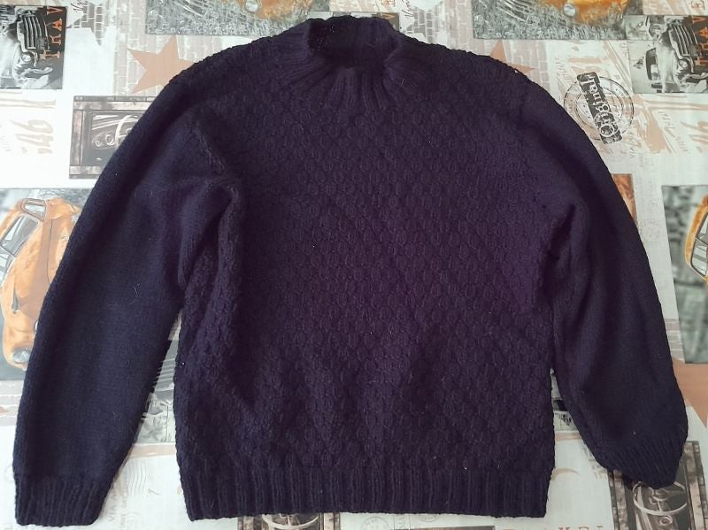Pull laine tricoter main