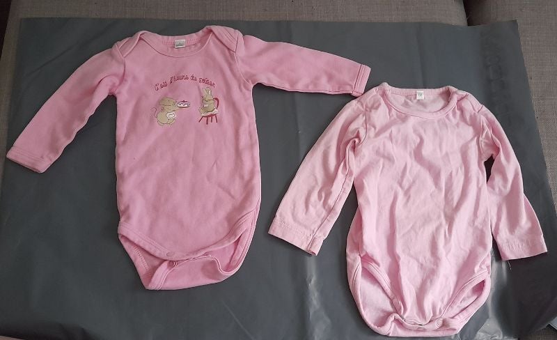 Lot de 2 bidy manches longues