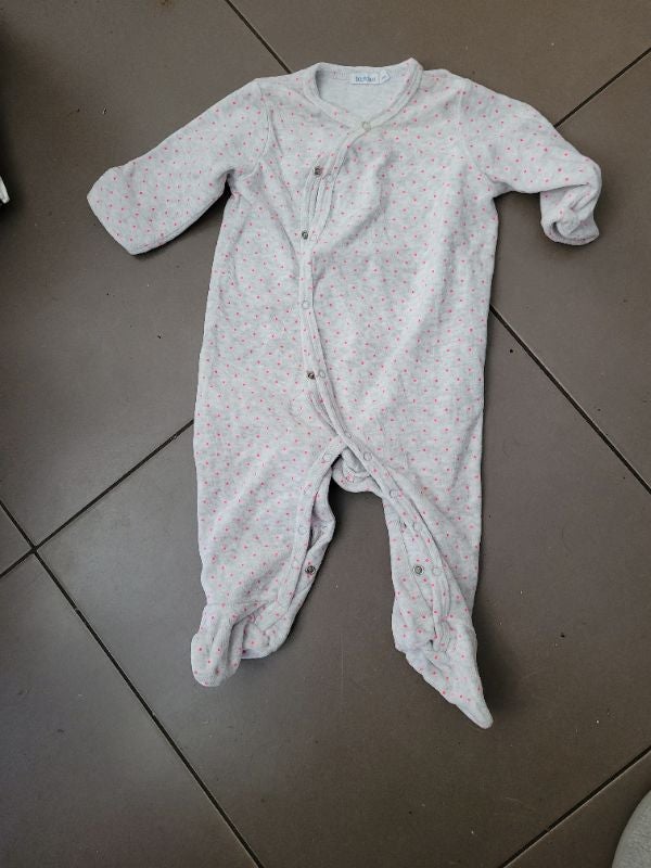 Pyjama velours 6 mois bout chou