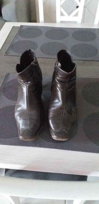 Bottines à petits talons