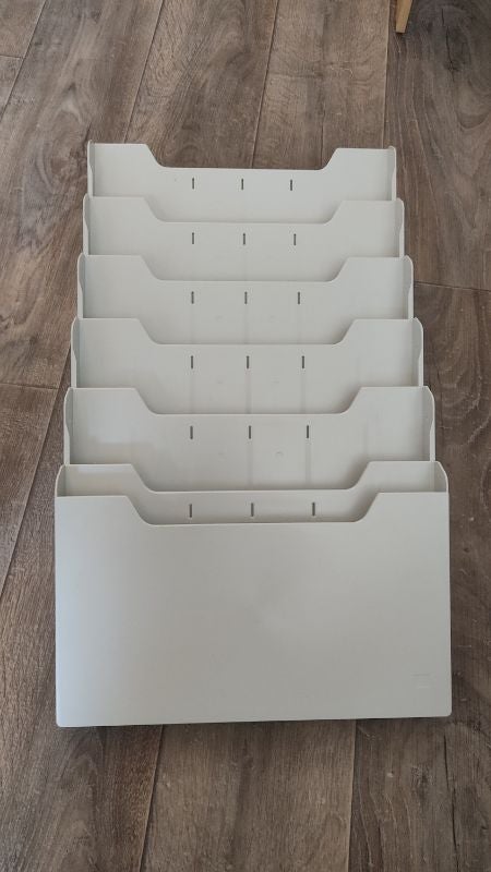 Trieur mural 6 cases