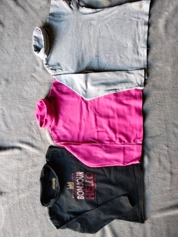 Lot de 3 polo Col roulé
