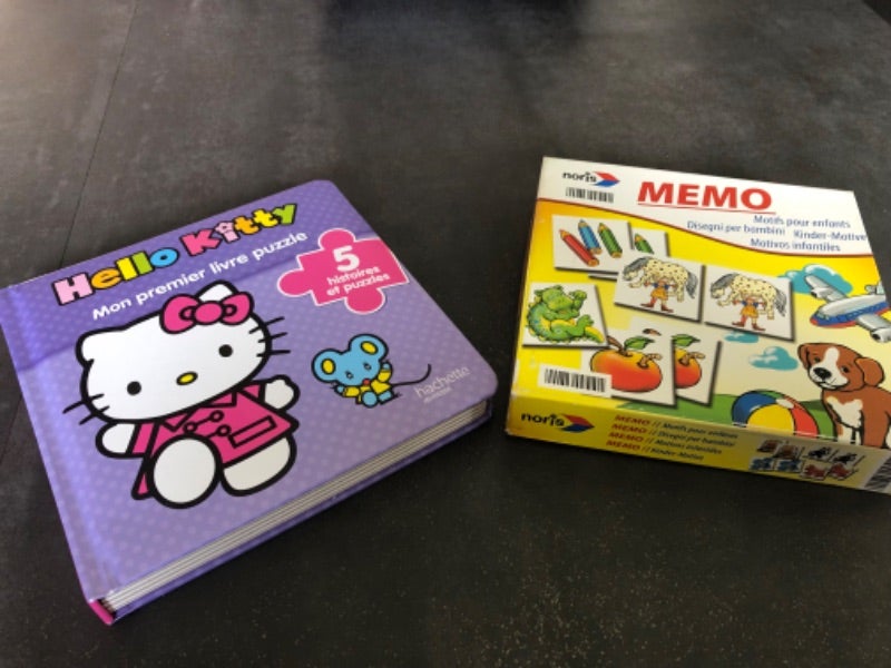 Lot mémory et puzzle