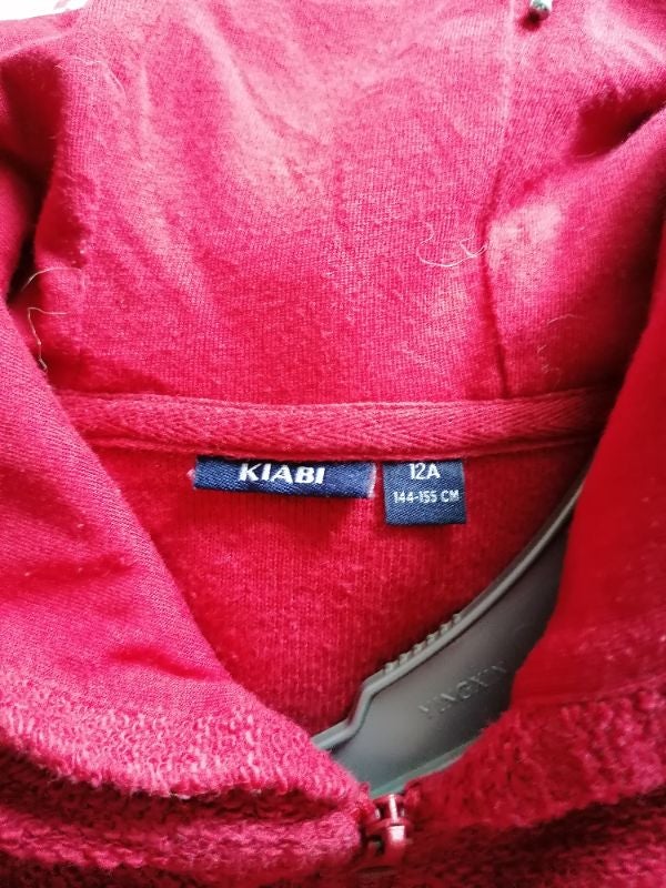 Gilet zippé 12 ans