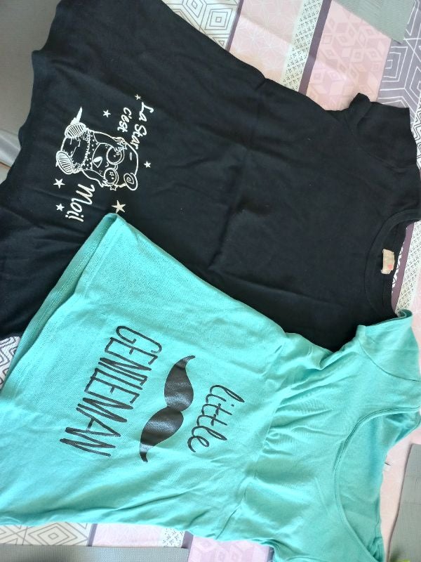 Lot de 2 tee-shirt de grossesse
