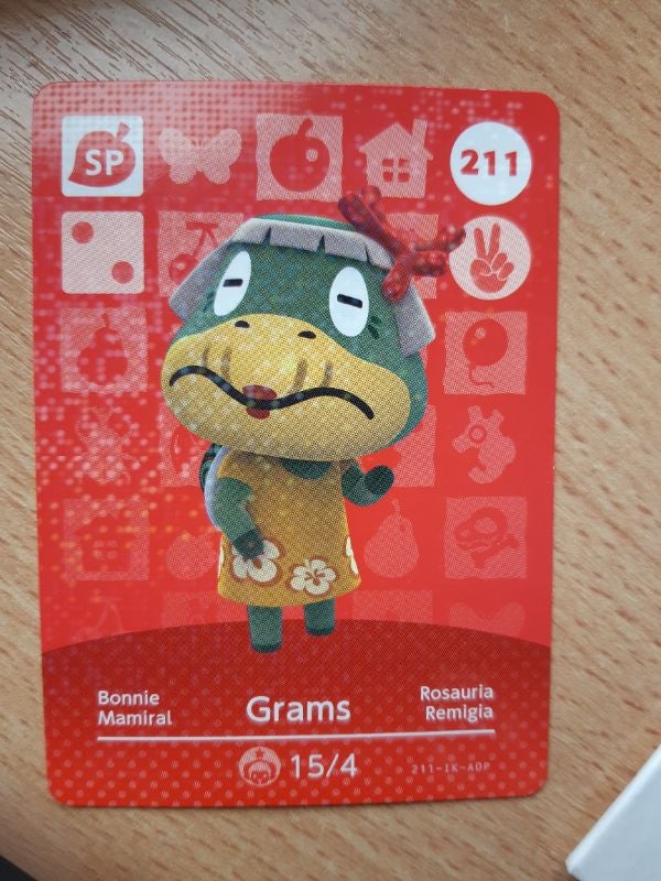 carte amiibo officiel animal crossing