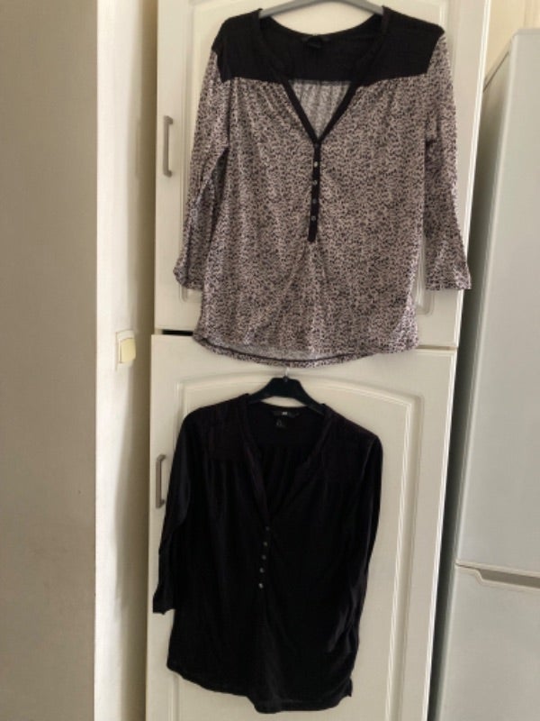 Lot 2 blouses coton H&M taille S