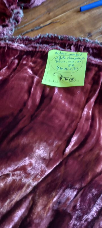 Velours changeant