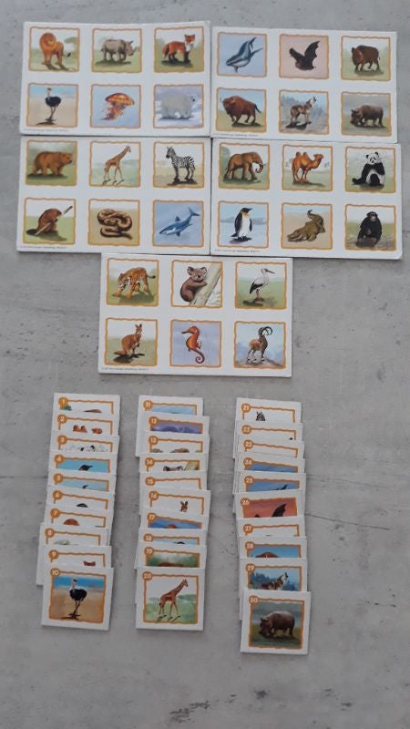 Loto des animaux sauvages