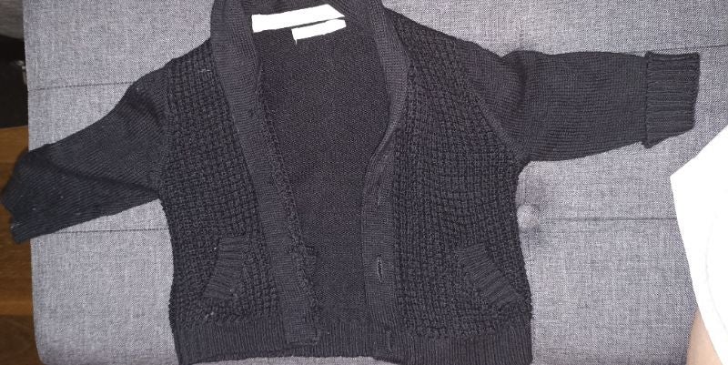 Gilet bébé garçon noir