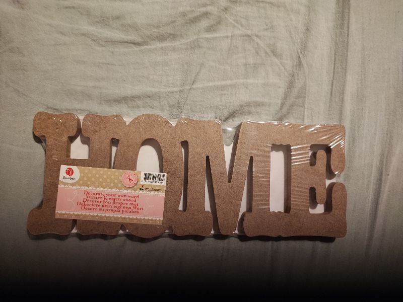 Décoration mot " Home "