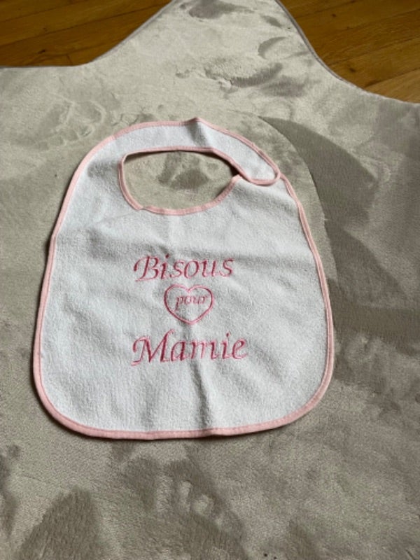 Bavoir bébé fille