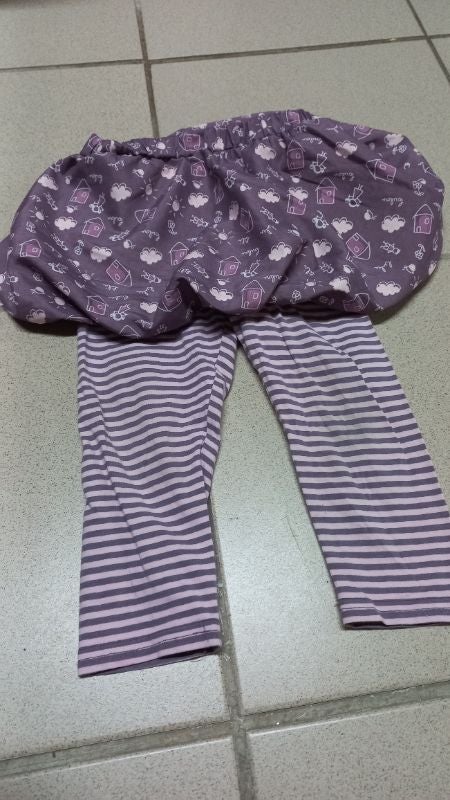 Leggings avec jupe