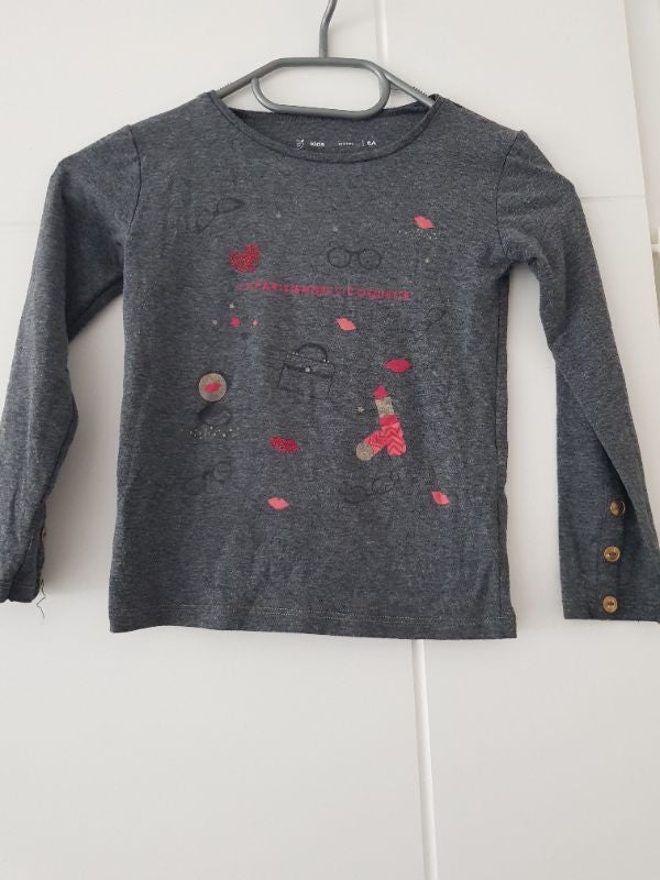 T-shirt manches longues Gemo