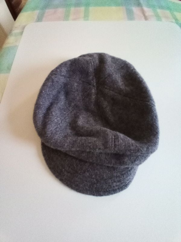 casquette lainage gris clair  taille L/58