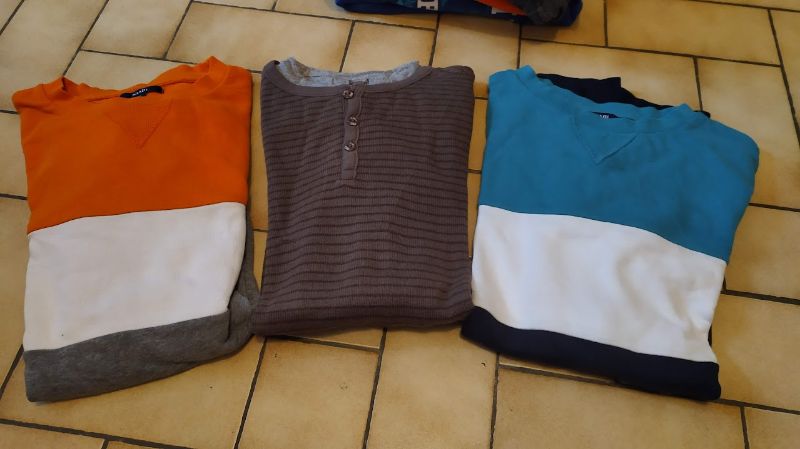 lot sweat/pull garçon 14 ans