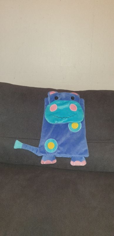Joli sac à pyjama hippopotame toucher velours