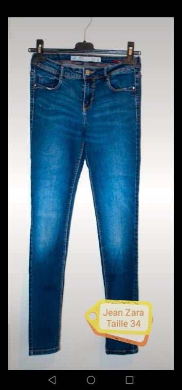 Jean Zara taille 34
