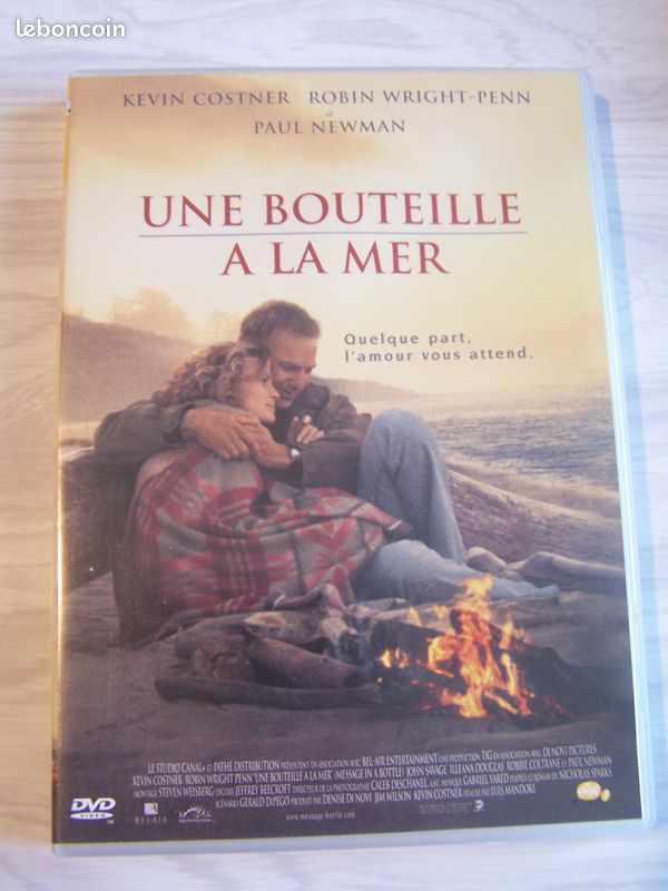 DVD "Une bouteille à la mer" avec Kevin Costner et Robin Wright