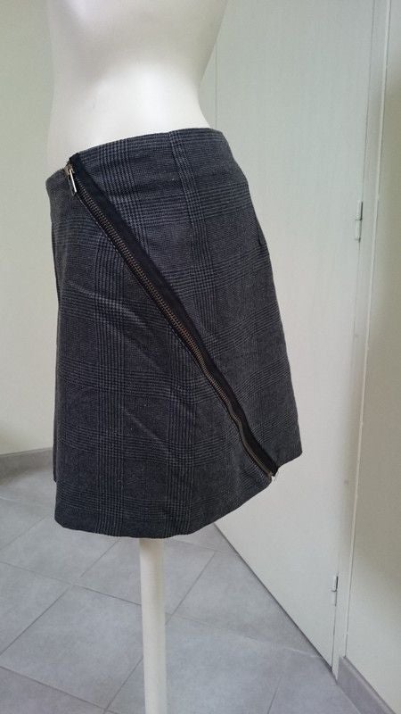 jupe à carreaux