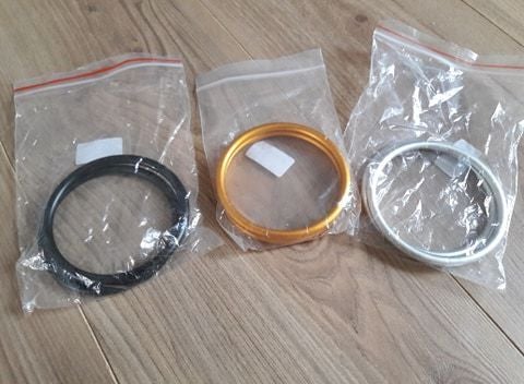 Anneaux pour sling 8,5cm Argent