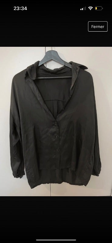 Chemise en satin