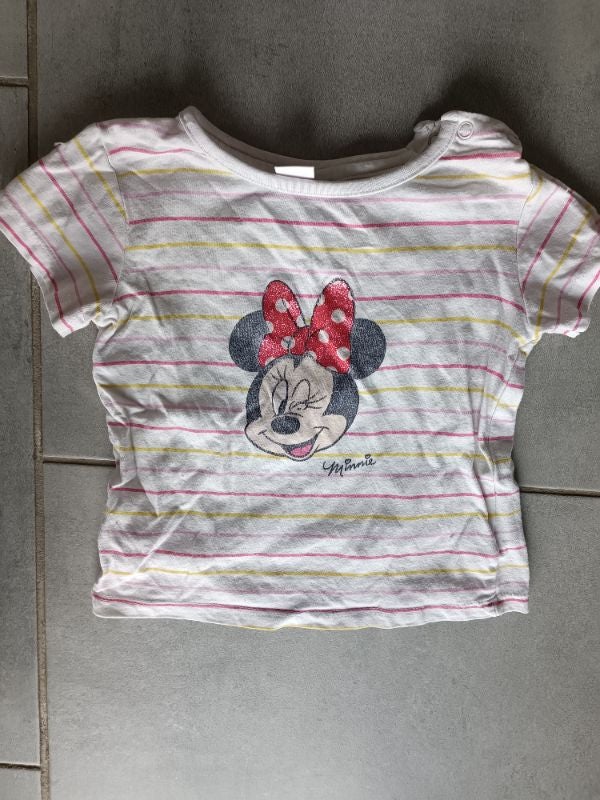 2 t shirt manche courte Minnie