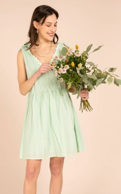 Robe d'été verte