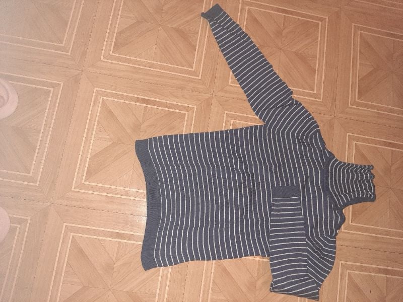 10 A pull léger coton NKY  rayé