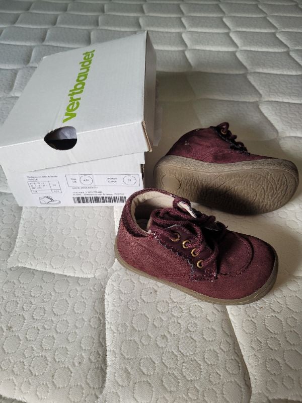 Chaussure marche prune