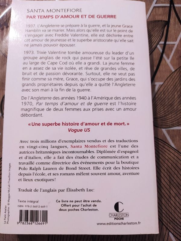 Par temps d'amour et de guerre.
