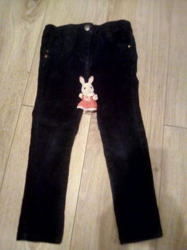 velours noir 3 ans kiabi