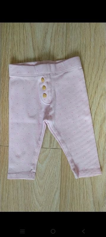 Legging rose coton côtelé kiabi 6 mois