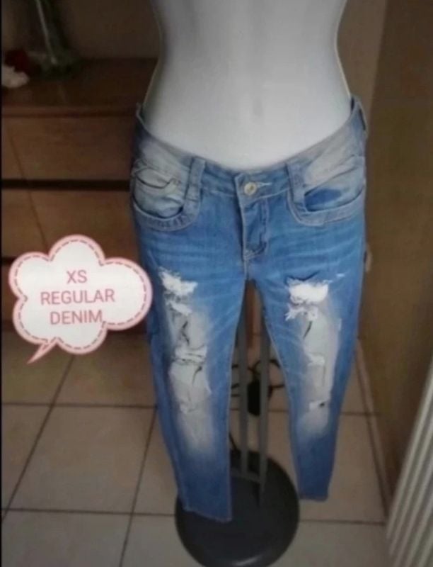 Jeans troué femme 34