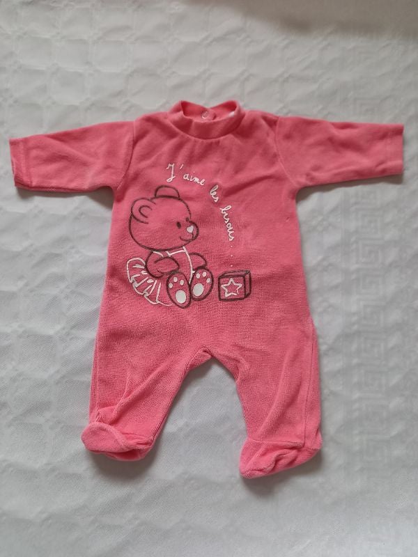 Dors bien pyjama rose naissance Kimbaloo