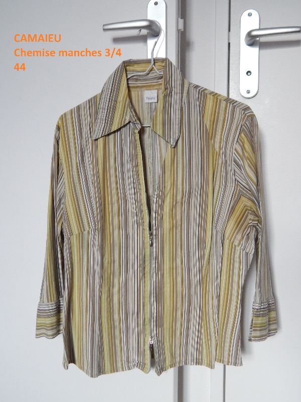 Chemise manches 3/4