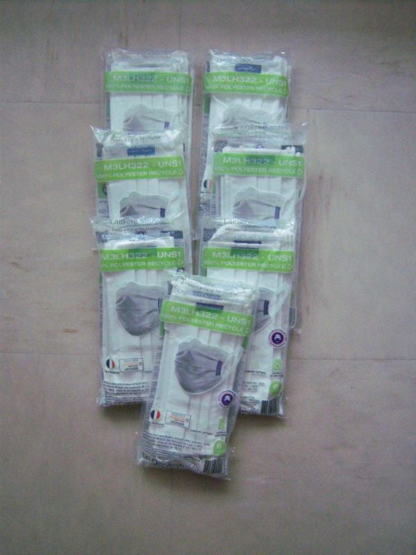 Lot masques tissus