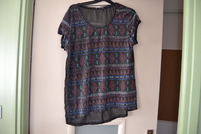 t shirt avec strass