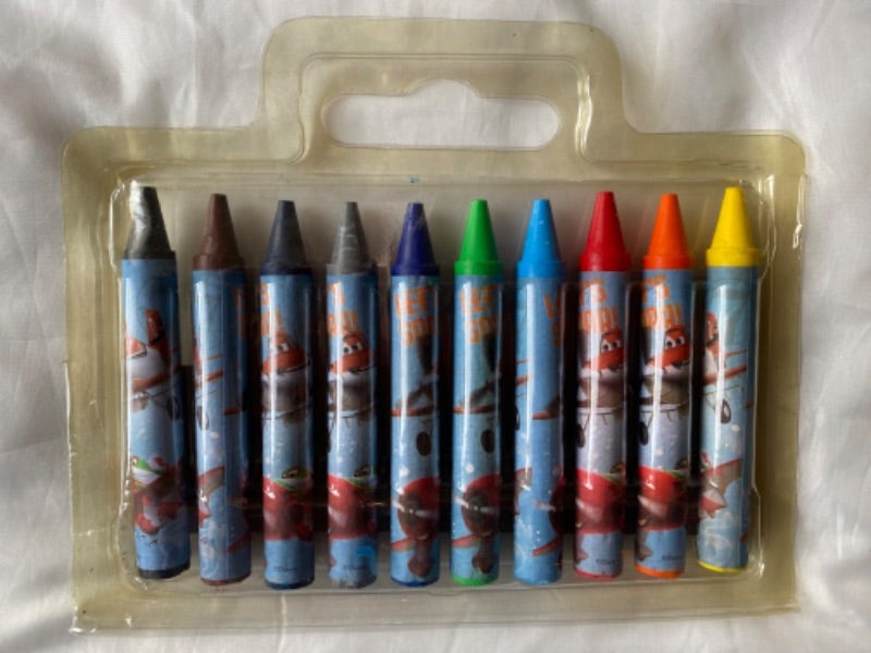 Crayons cire géants Planes