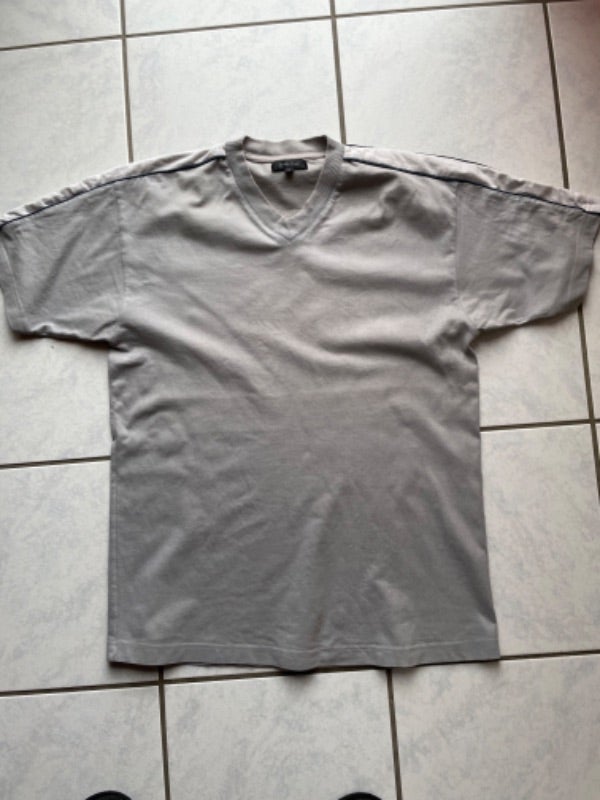 Tee-shirt coton col v