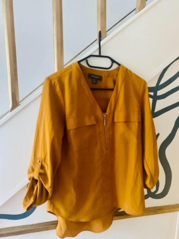 Blouse moutarde